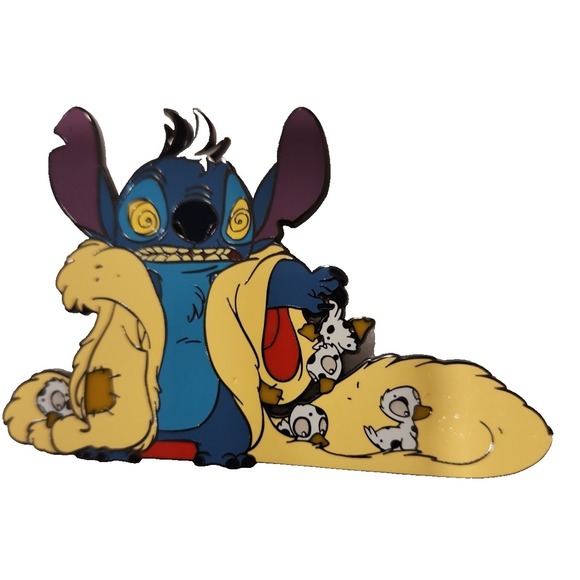 Disney Jewelry - Disney Stitch Dressed as Cruella 101 Ducklings JUMBO DLP Artist Proof AP Pin
